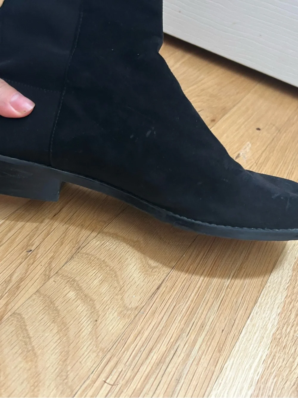 Stuart Weitzman Suede Leather 5050 Over the Knew Boots Size 6